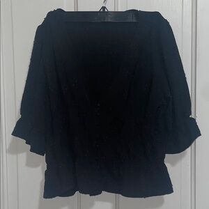 Source Unknown Black Women's Blouse